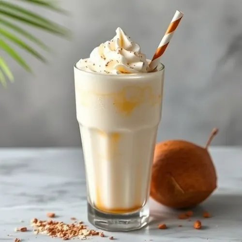 Chandra coconut with ice cream